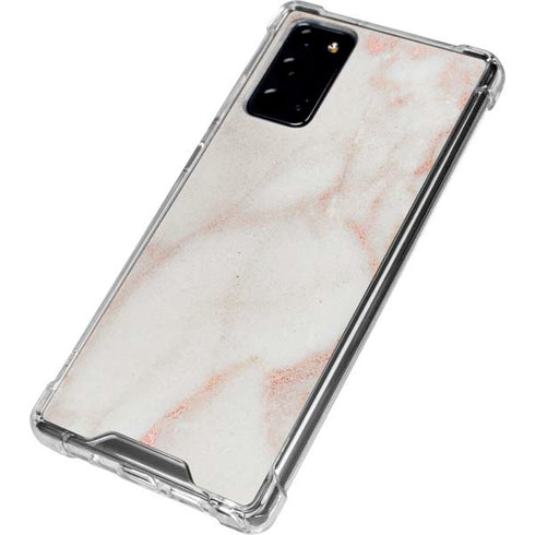 Rose Gold Marble Galaxy Note20 5G Clear Case