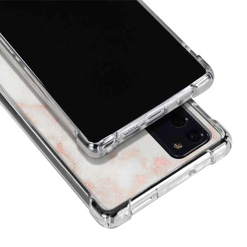 Rose Gold Marble Galaxy Note20 5G Clear Case