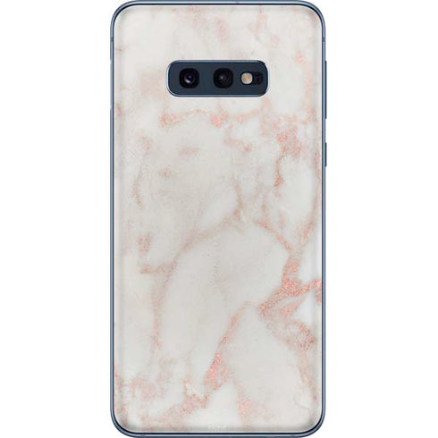 Rose Gold Marble Galaxy S10e Skin