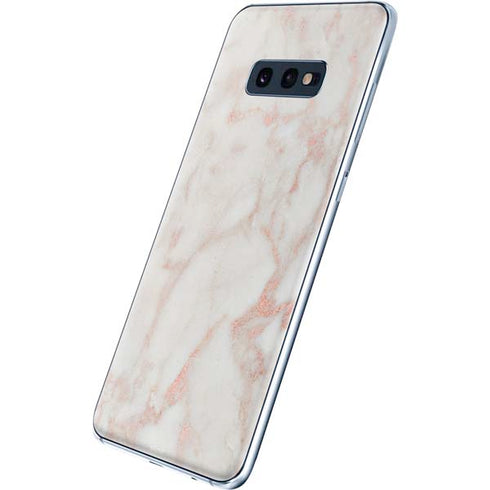 Rose Gold Marble Galaxy S10e Skin