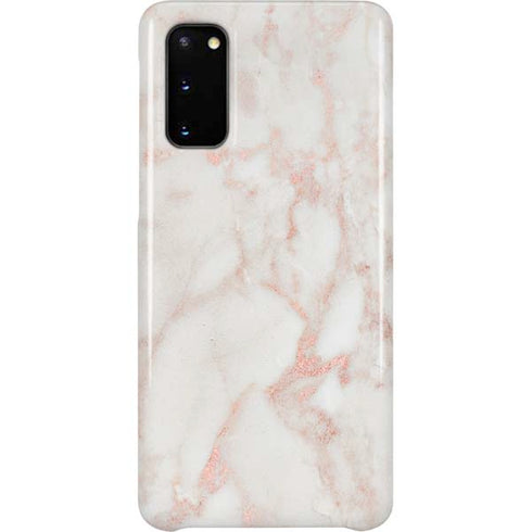 Rose Gold Marble Galaxy S20 Lite Case