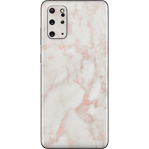 Rose Gold Marble Galaxy S20 Plus Skin