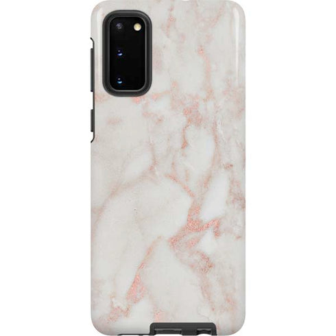 Rose Gold Marble Galaxy S20 Pro Case