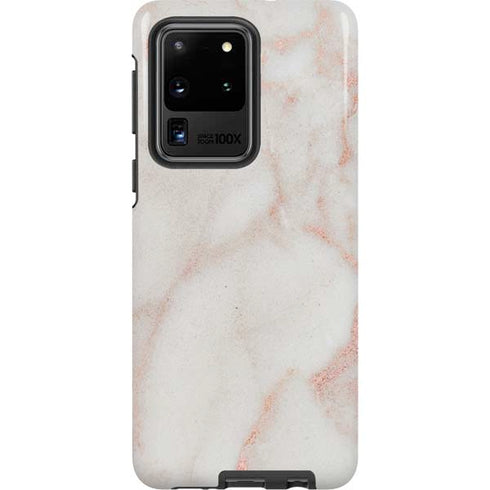 Rose Gold Marble Galaxy S20 Ultra 5G Pro Case