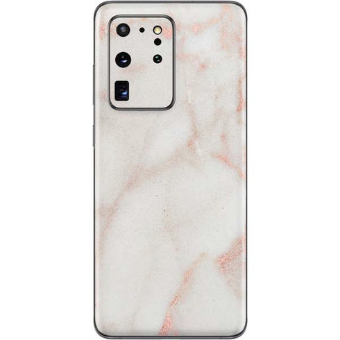 Rose Gold Marble Galaxy S20 Ultra 5G Skin