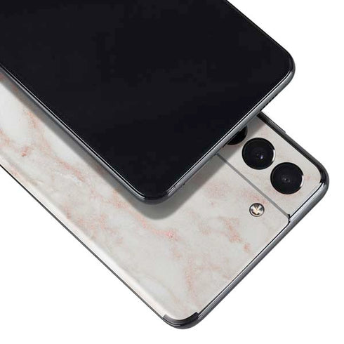 Rose Gold Marble Galaxy S21 5G Skin