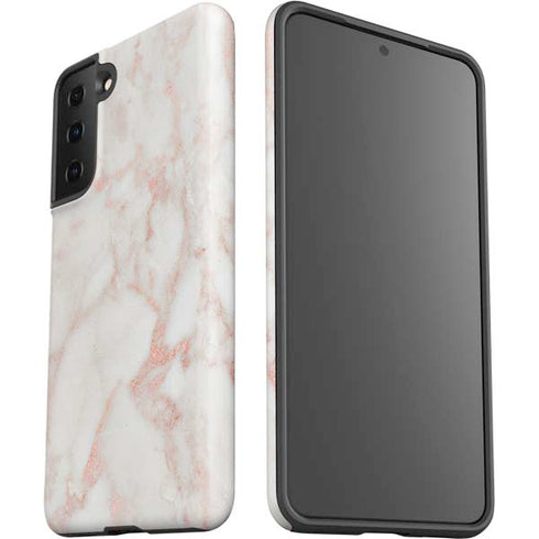 Rose Gold Marble Galaxy S21 Plus 5G Pro Case