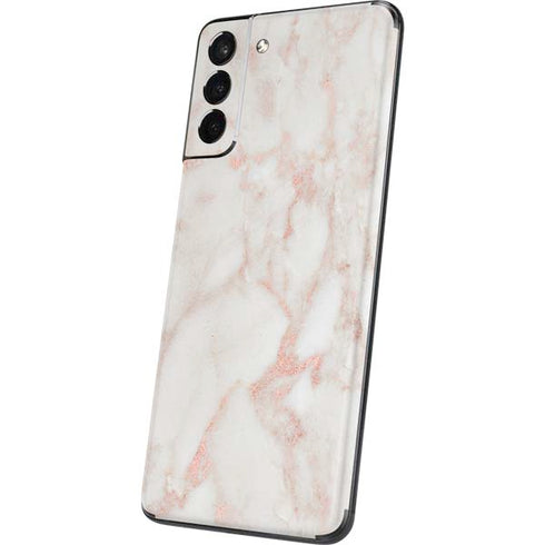 Rose Gold Marble Galaxy S21 Plus 5G Skin