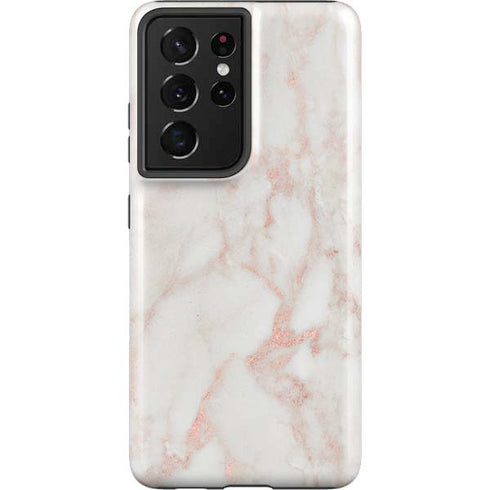 Rose Gold Marble Galaxy S21 Ultra 5G Pro Case