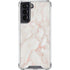 Rose Gold Marble Galaxy S22 Clear Case