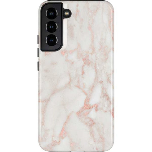 Rose Gold Marble Galaxy S22 Plus Pro Case