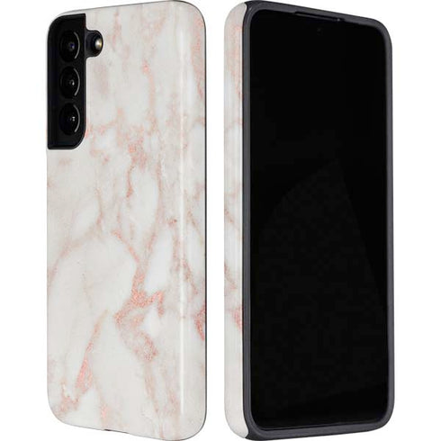Rose Gold Marble Galaxy S22 Plus Pro Case