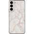 Rose Gold Marble Galaxy S22 Skin