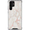 Rose Gold Marble Galaxy S22 Ultra Clear Case