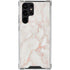 Rose Gold Marble Galaxy S22 Ultra Clear Case
