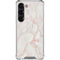 Rose Gold Marble Galaxy S23 Clear Case