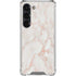 Rose Gold Marble Galaxy S23 Clear Case