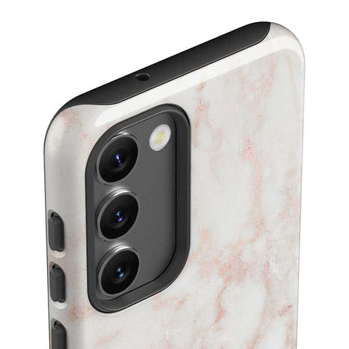 Rose Gold Marble Galaxy S23 Plus Pro Case