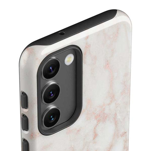 Rose Gold Marble Galaxy S23 Pro Case