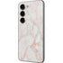 Rose Gold Marble Galaxy S23 Skin