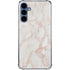Rose Gold Marble Galaxy S24 Clear Case
