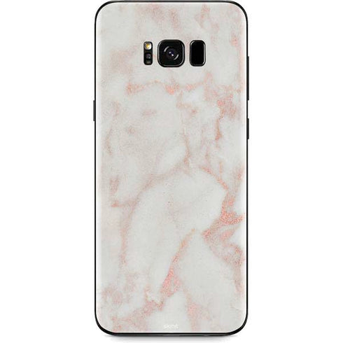 Rose Gold Marble Galaxy S8 Skin