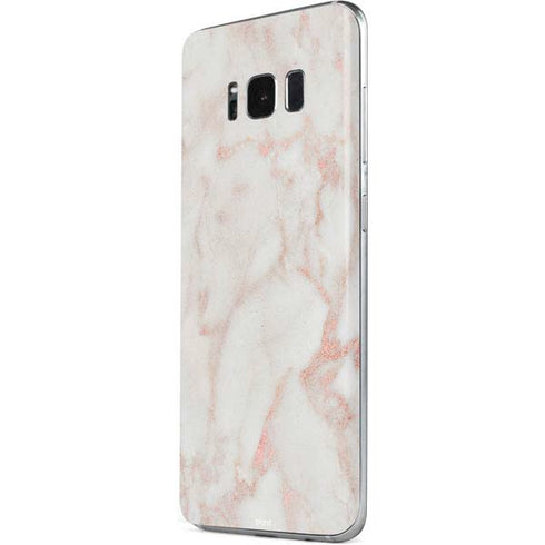 Rose Gold Marble Galaxy S8 Skin