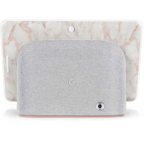 Rose Gold Marble Google Home Hub Skin