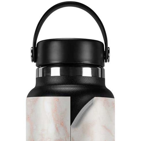 Rose Gold Marble Hydro Flask 32oz Wide Mouth Skin