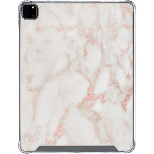 Rose Gold Marble iPad Pro 12.9in (2020) Clear Case