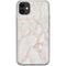 Rose Gold Marble iPhone 11 Clear Case