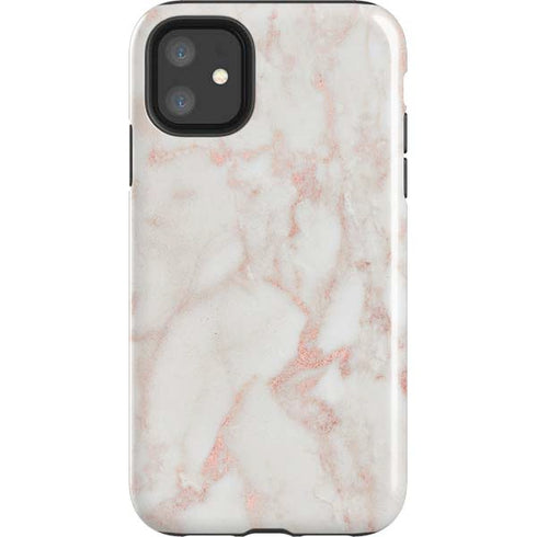 Rose Gold Marble iPhone 11 Impact Case