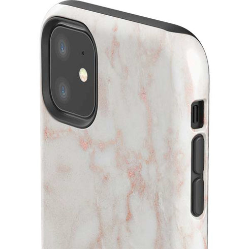 Rose Gold Marble iPhone 11 Impact Case