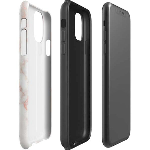 Rose Gold Marble iPhone 11 Pro Max Impact Case