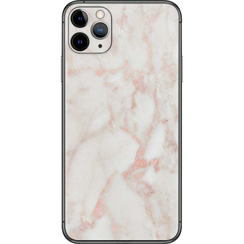 Rose Gold Marble iPhone 11 Pro Max Skin