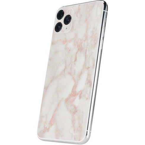 Rose Gold Marble iPhone 11 Pro Max Skin