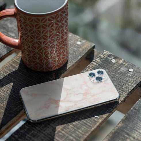Rose Gold Marble iPhone 11 Pro Max Skin