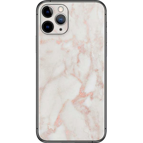 Rose Gold Marble iPhone 11 Pro Skin