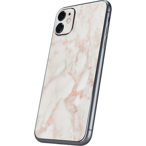 Rose Gold Marble iPhone 11 Skin
