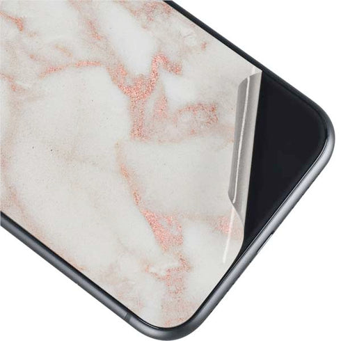 Rose Gold Marble iPhone 11 Skin