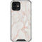 Rose Gold Marble iPhone 12 Clear Case