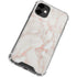 Rose Gold Marble iPhone 12 Clear Case