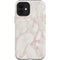 Rose Gold Marble iPhone 12 Impact Case