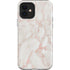 Rose Gold Marble iPhone 12 Impact Case