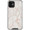 Rose Gold Marble iPhone 12 Mini Clear Case