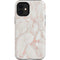 Rose Gold Marble iPhone 12 Mini Impact Case