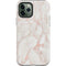 Rose Gold Marble iPhone 12 Pro Impact Case