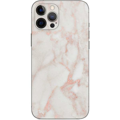 Rose Gold Marble iPhone 12 Pro Max Skin