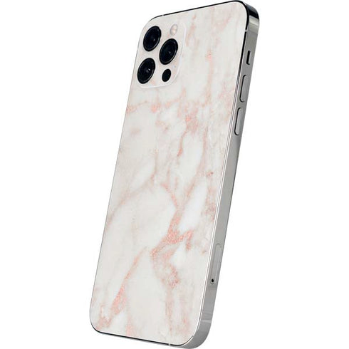 Rose Gold Marble iPhone 12 Pro Max Skin