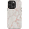 Rose Gold Marble iPhone 13 Pro Impact Case